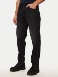 Mustang Jeansy Denver 1015512 Czarny Tapered Fit. Czarne jeansy męskie Mustang, bez wzorów, z bawełny. Za 209.99 zł.