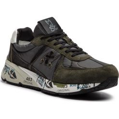 Sneakersy PREMIATA - Mase 3555 Szary Zielony. Szare buty sportowe na co dzień męskie Premiata, z materiału. Za 849.00 zł.