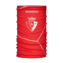 Rowerowy komin na szyję Club Atlético Osasuna x Siroko Siroko OS NW Valiente R. Czerwone szaliki męskie SIROKO, bez wzorów, z tkaniny, biznesowe. Za 75.00 zł.
