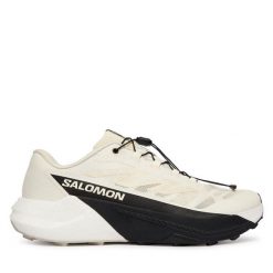 Buty do biegania Salomon. Białe buty do biegania męskie Salomon, bez wzorów, bez zapięcia, do biegania. Za 639.99 zł.