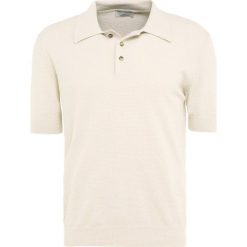 Editions MR POSITANO Koszulka polo faux plain beige. Brązowe koszulki polo męskie Editions MR, z bawełny, polo. W wyprzedaży za 387.60 zł.