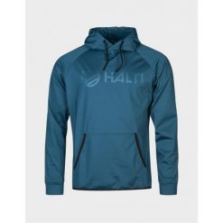 Bluza z kapturem męska Halti Dynamic. Niebieskie bluzy nierozpinane męskie Halti, m, bez wzorów, z kapturem. Za 449.99 zł.