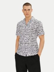 HUGO Koszula Ellino 50539328 Czarny Relaxed Fit. Czarne koszule męskie Hugo, m, bez wzorów, z bawełny, bez kołnierzyka, bez ramiączek. Za 239.99 zł.