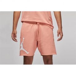 Spodnie sportowe męskie Nike Air Jordan Essentials Fleece. Czerwone szorty sportowe męskie Nike, bez wzorów, z bawełny, sportowe. Za 315.00 zł.