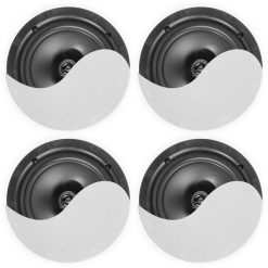Zestaw głośników sufitowych 4szt NCBT604 6,5" biały one size. Zestawy głośników Power Dynamics. Za 555.00 zł.