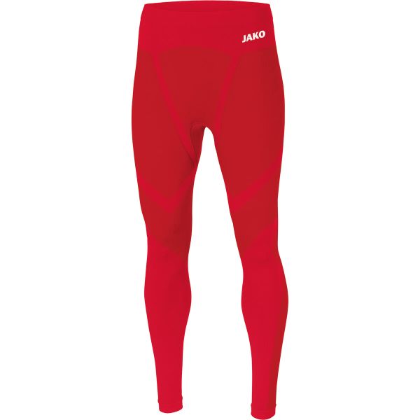Legginsy Jako long Comfort 2.0. Czerwone legginsy męskie Jako, bez wzorów, na fitness i siłownię. Za 219.50 zł.
