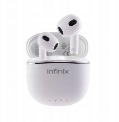 Słuchawki douszne Infinix Buds Lite XE23 białe. Białe słuchawki douszne Infinix. Za 93.28 zł.