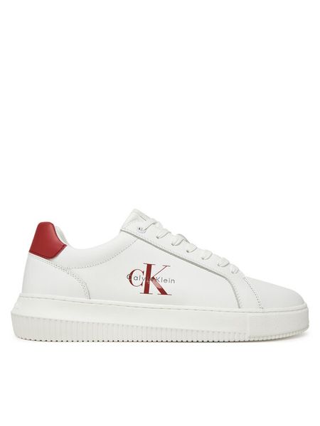 Calvin Klein Jeans Sneakersy Chunky Cupsole Monologo YM0YM01317 Biały. Białe buty sportowe na co dzień męskie Calvin Klein Jeans, m, bez wzorów, z jeansu, bez ramiączek, bez kaptura. Za 399.99 zł.