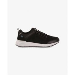 Krótkie buty sportowe unisex Kilpi MERAPI LOW WP-U. Czarne buty trekkingowe męskie Kilpi, bez wzorów, z nylonu, sportowe, bez obcasa, bez zapięcia. Za 318.77 zł.