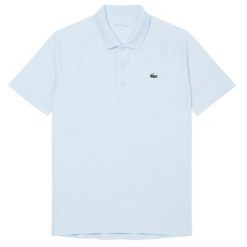 Lacoste Dh3201 Polo Shirt. Niebieskie koszulki polo męskie Lacoste, bez wzorów, sportowe, bez kołnierzyka, bez ramiączek. Za 401.20 zł.