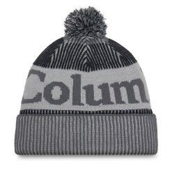Czapka Columbia. Szare czapki męskie Columbia, na zimę, bez wzorów, z polaru. Za 129.99 zł.