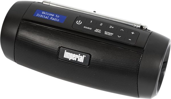 Radio Imperial DABMAN GO z DAB+/FM czarne. Czarne radia Imperial. Za 296.74 zł.