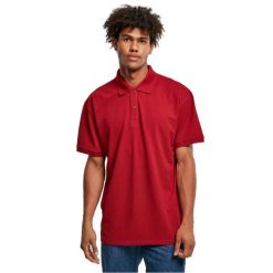 Polo Urban Classics Oversized. Czerwone koszulki polo męskie Urban Classics, m, bez wzorów, bez kołnierzyka, bez ramiączek. Za 168.00 zł.