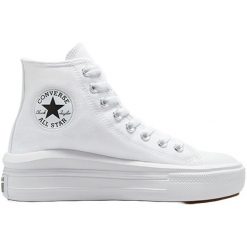 Trampki Converse Chuck Taylor All Star Move Hi, Dla obu płci. Białe trampki męskie Converse, bez wzorów, retro, bez zapięcia. Za 379.50 zł.