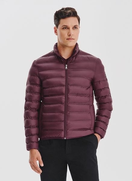 PAKO LORENTE - Fioletowa kurtka pikowana. Fioletowe kurtki męskie Pako Lorente, na jesień, bez wzorów, bez ramiączek, bez kaptura. Za 299.99 zł.