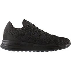 Adidas Cf Racer 9s Utility Black/Core Black/Core Black 44.7. Czarne buty do biegania męskie ADIDAS, w paski, z syntetyku. W wyprzedaży za 239.00 zł.