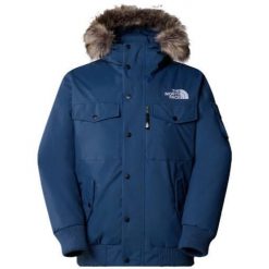 Kurtka turystyczna męska The North Face M Recycled Gotham Jacket. Niebieskie kurtki męskie The North Face, m, bez wzorów, sportowe, bez ramiączek, bez kaptura. Za 1,526.00 zł.