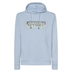 Bluza z kapturem Oakley Duality B1B. Niebieskie bluzy z kapturem męskie Oakley, m, bez wzorów, z kapturem. Za 299.50 zł.