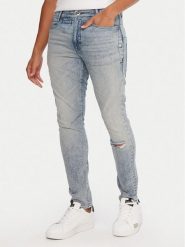 G-Star Raw Jeansy D-Staq 3D D05385-E106 Niebieski Slim Fit. Niebieskie eleganckie spodnie męskie G-Star Raw, bez wzorów, z bawełny, retro. Za 739.99 zł.