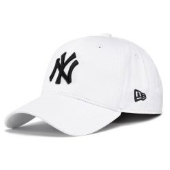 Czapka z daszkiem New Era. Białe czapki męskie New Era, bez wzorów. Za 89.99 zł.