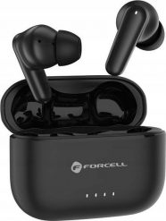 Słuchawki ForCell FORCELL F-AUDIO Super Clear Calls słuchawki bezprzewodowe bluetooth TWS ANC + ENC + DONGLE czarne. Czarne słuchawki bluetooth ForCell. Za 100.16 zł.