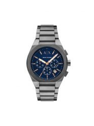 Armani Exchange Zegarek Rafael AX4182 Srebrny. Szare zegarki męskie Armani Exchange, srebrne. Za 979.99 zł.