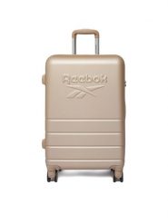 Reebok Walizka średnia CEO-RBK-WAL-001-07-CCC-M Beżowy. Brązowe walizki męskie Reebok, bez wzorów, z tworzywa sztucznego, średnie. Za 299.99 zł.