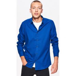Gładka koszula slim fit - Turkusowy. Niebieskie koszule męskie Cropp. Za 69.99 zł.