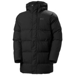 Kurtka puchowa Helly Hansen Alby Puffy. Czarne kurtki męskie Helly Hansen, m, bez wzorów, z puchu, eleganckie, bez ramiączek, z kapturem. W wyprzedaży za 1,151.60 zł.