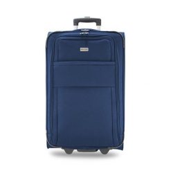 Walizka średnia Semi Line. Niebieskie walizki męskie Semi-line, bez wzorów, średnie. Za 319.99 zł.