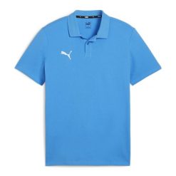 Koszulka sportowa męska Puma Team Goal Casuals Polo. Niebieskie koszulki polo męskie Puma, m, bez wzorów, z bawełny, sportowe, bez kołnierzyka, bez ramiączek. Za 133.50 zł.