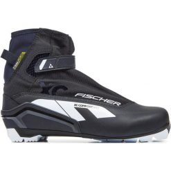 Buty biegowe Fischer XC Comfort Pro Black. Czarne buty do biegania męskie FISCHER, na zimę, bez wzorów, bez zapięcia, narciarskie. Za 659.00 zł.