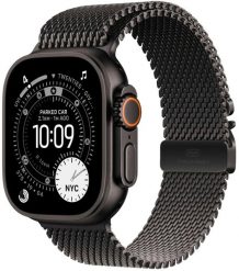 Smartwatch Apple Watch Ultra 3 GPS + Cellular 49mm Black Titanium / Titanium Milanese Loop L Czarny (MF1T4QI/A). Czarne zegarki smartwatch Apple. Za 3,950.81 zł.