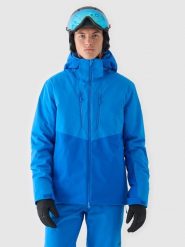 4F Kurtka narciarska membrana Dermizax 20000 męska - niebieska 3XL. Niebieskie kurtki narciarskie i snowboardowe męskie 4f, na zimę, l, z aplikacjami, z dzianiny, z kapturem, narciarskie, Dermizax. Za 1,499.99 zł.