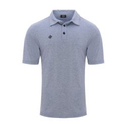 Krótki rękaw polo o sportowym kroju dla mężczyzn Izas CHASE. Niebieskie koszulki polo męskie IZAS, m, bez wzorów, sportowe, bez kołnierzyka, bez ramiączek. W wyprzedaży za 173.87 zł.