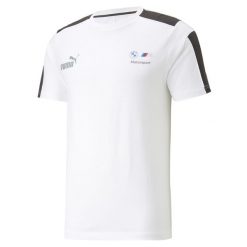 Koszulka Sportowa Męska Puma Bmw Mms Mt7. Białe t-shirty sportowe męskie Puma, m, bez wzorów, sportowe, bez ramiączek. Za 164.99 zł.
