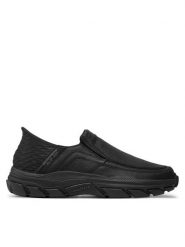 Skechers Sneakersy 204810 BBK Czarny. Czarne buty sportowe na co dzień męskie Skechers, m, bez wzorów, ze skóry, bez ramiączek, bez kaptura. Za 329.99 zł.