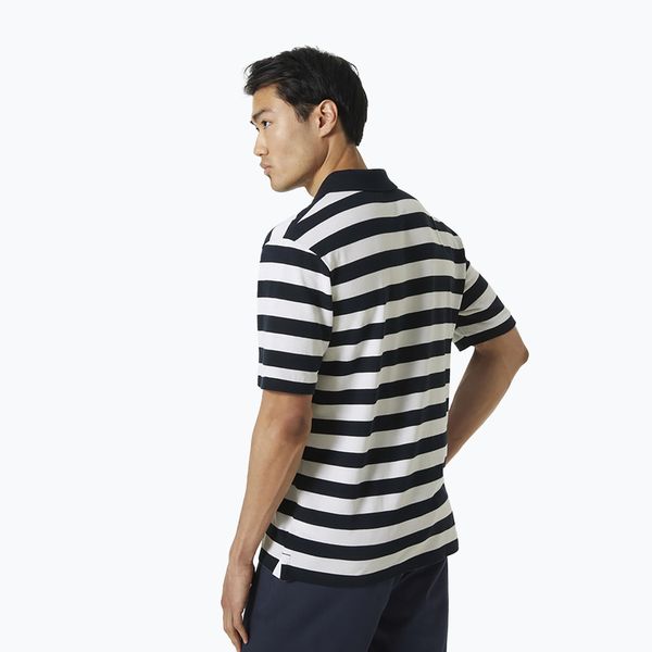 Koszulka polo męska Helly Hansen Koster Polo. Niebieskie koszulki polo męskie Helly Hansen, m, bez wzorów, bez kołnierzyka, bez ramiączek. Za 149.99 zł.