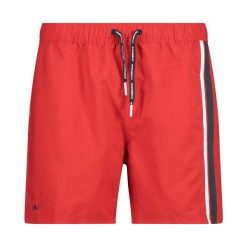 Szorty męskie turystyczne CMP 35R5527. Czerwone szorty sportowe męskie CMP, bez wzorów, sportowe. Za 176.50 zł.