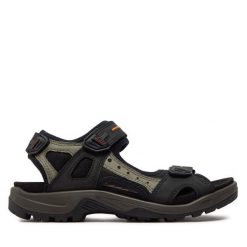 Sandały ECCO. Czarne sandały męskie ecco, bez zapięcia. Za 449.99 zł.