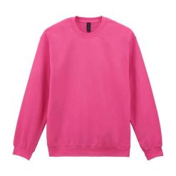 Bluza Męska Soft Style Midweight Crew Neck. Czerwone bluzy nierozpinane męskie GILDAN, m, bez wzorów, bez ramiączek, bez kaptura. Za 93.99 zł.