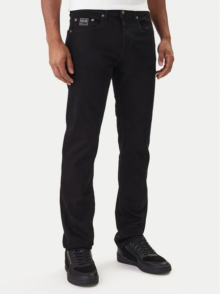 Versace Jeans Couture Jeansy 80GAB5S0 CDW00 Czarny Slim Fit. Czarne jeansy męskie Versace Jeans Couture, bez wzorów, z bawełny. Za 879.99 zł.