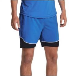 Spodnie sportowe męskie Under Armour 1379453464. Niebieskie szorty sportowe męskie Under Armour, bez wzorów, z materiału, sportowe. Za 166.00 zł.