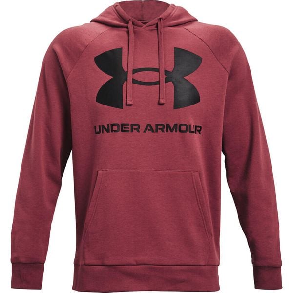 Bluza fitness męska Under Armour Rival Fleece Big Logo HD. Bluzy nierozpinane męskie Under Armour, m, bez wzorów, z kapturem. Za 155.33 zł.