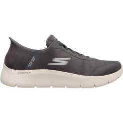 Buty sportowe Sneakersy męskie, Slip-Ins: GO Walk Flex - Smooth Motion. Szare buty sportowe na co dzień męskie Skechers, m, bez wzorów, sportowe, bez ramiączek, bez kaptura, trekkingowe. Za 329.99 zł.