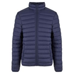 Lekka kurtka puchowa Urban Classics. Niebieskie kurtki męskie Urban Classics, na zimę, m, bez wzorów, z puchu, bez ramiączek, bez kaptura. Za 211.50 zł.