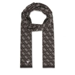 Szalik Guess. Brązowe szaliki męskie Guess, z aplikacjami. Za 299.99 zł.