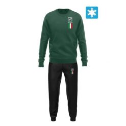 Bluza Givova Italia 100. Zielone bluzy nierozpinane męskie Givova, bez wzorów, z bawełny, sportowe, bez ramiączek, bez kaptura. Za 239.99 zł.