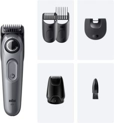 BRAUN Beard Trimmer BT3560 MSGREY. Golarki męskie BRAUN. Za 187.40 zł.