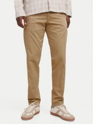 Jack & Jones Chinosy Kane 12268490 Brązowy Regular Fit. Brązowe eleganckie spodnie męskie Jack & Jones, bez wzorów, z bawełny. Za 179.99 zł.